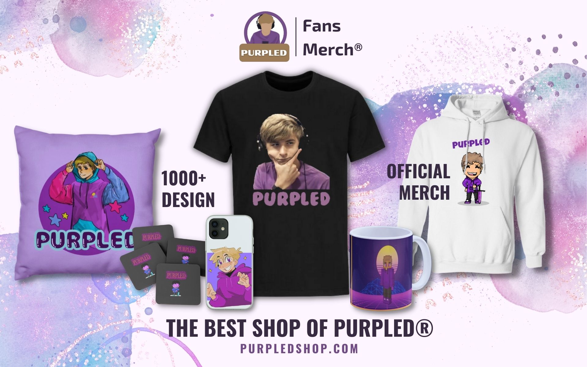 Purpled Merch Web Banner - Purpled Shop