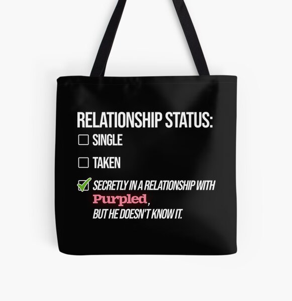 Relationship with Purpled All Over Print Tote Bag RB1908 product Offical Purpled Merch