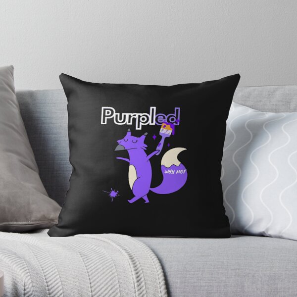 Purpled fox Throw Pillow RB1908 product Offical Purpled Merch