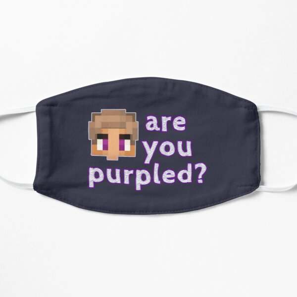 Purpled - Minecraft Quotes Flat Mask RB1908 product Offical Purpled Merch