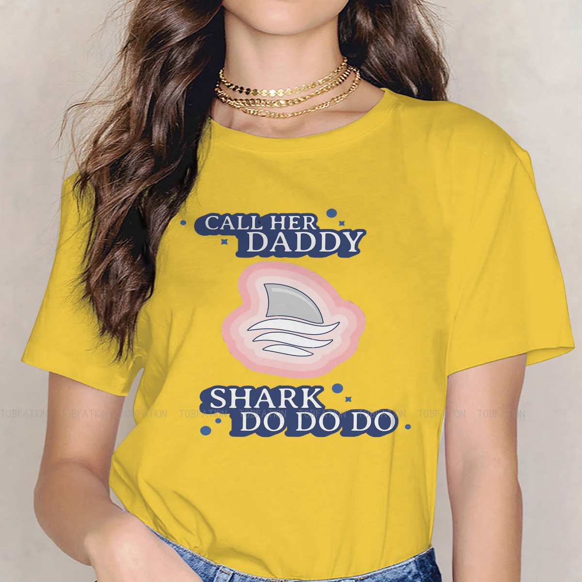 Aggretsuko Anime TShirt for Woman Girl Call Her Daddy Funny Humor Casual Sweatshirts T Shirt Novelty - Purpled Shop